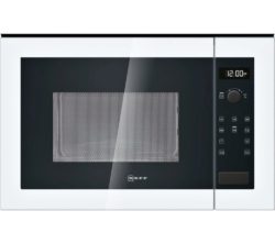 NEFF H12WE60W0G Built-in Solo Microwave - White